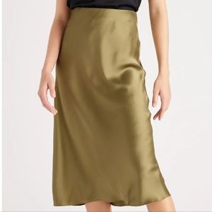 QUINCE Washable silk skirt